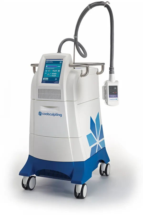 CoolSculpting-Treatment Image of the CoolSculpting machine. Schedule a CoolSculpting consultation with Optimal Wellness Medical Group in Grand Rapids.